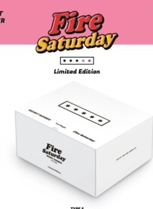 SECRET NUMBER 3rd Single Album – Fire Saturday | Limited edition, A TYPE version