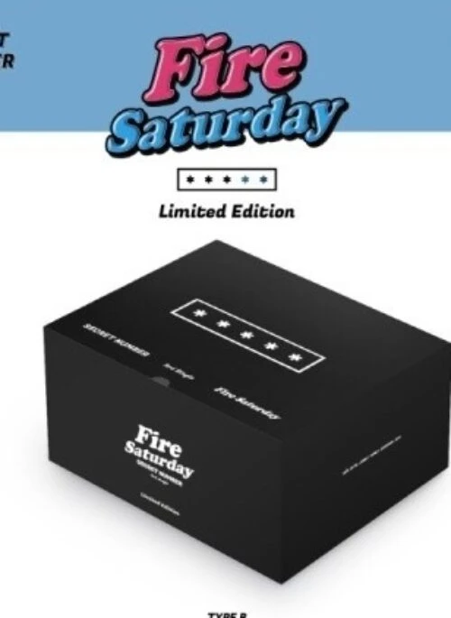 SECRET NUMBER 3rd Single Album – Fire Saturday | Limited edition, B TYPE version