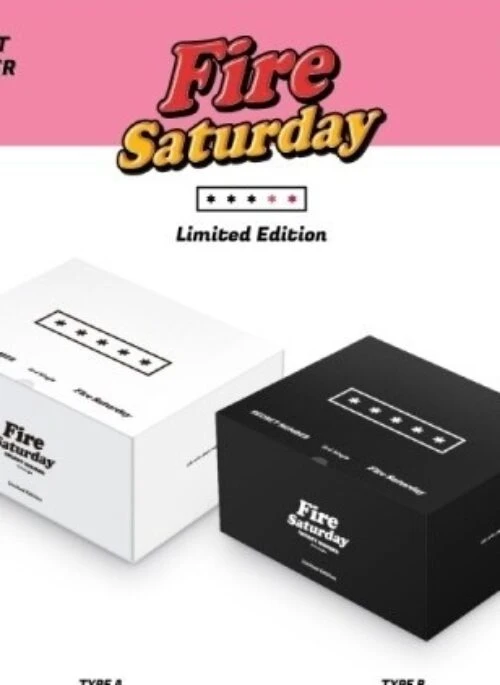 SECRET NUMBER 3rd Single Album – Fire Saturday | Limited edition, Set version