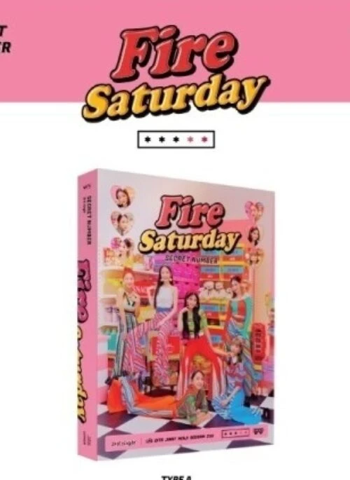 SECRET NUMBER 3rd Single Album – Fire Saturday | Standard edition, A TYPE version