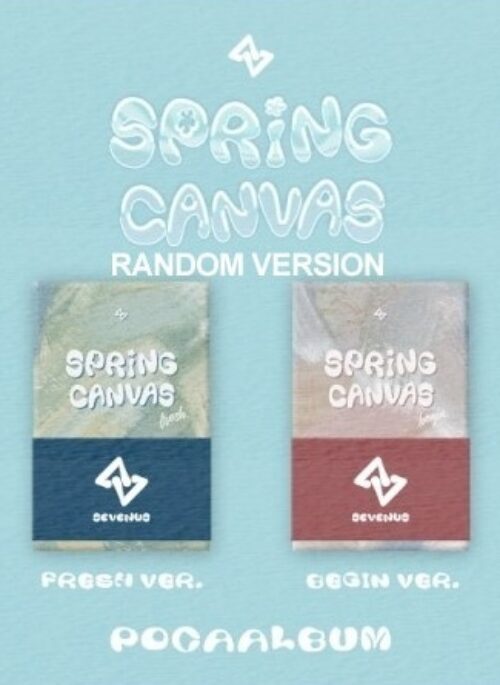 SEVENUS 1st Mini Album – SPRING CANVAS | POCA Album, Random version