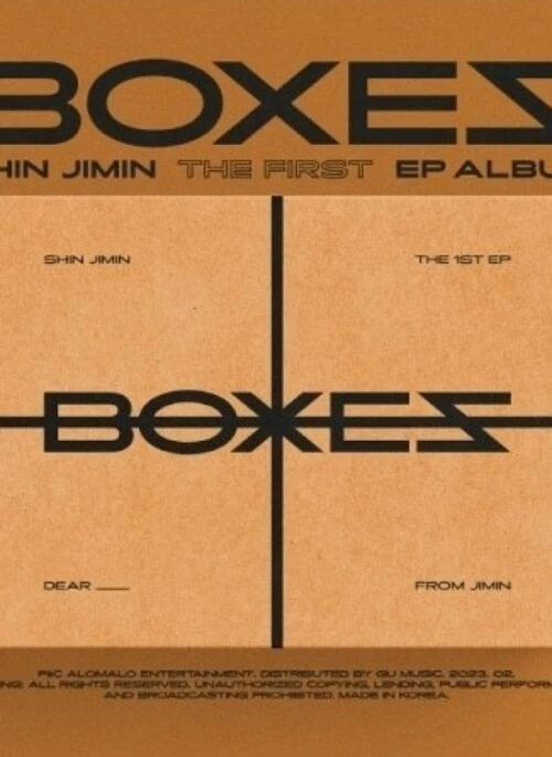 SHIN JIMIN 1st Mini Album – BOXES