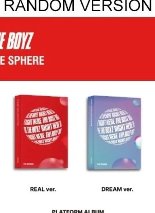 THE BOYZ 1st Single Album – THE SPHERE | Platform Album, Random version