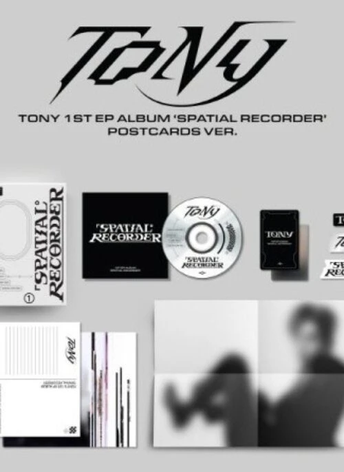 TONY 1st Mini Album – SPATIAL RECORDER | Postcards version