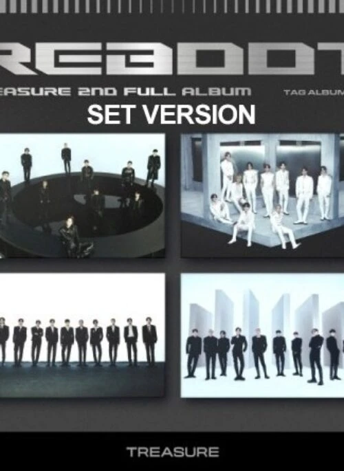 TREASURE 2nd Full Album – REBOOT | Set version, YG TAG