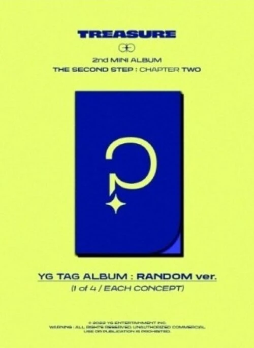 TREASURE 2nd Mini Album – THE SECOND STEP : CHAPTER TWO | YG TAG, Random version