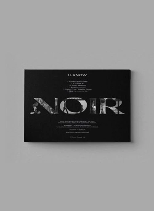 TVXQ U-KNOW 2nd Mini Album – NOIR | Crank Up version