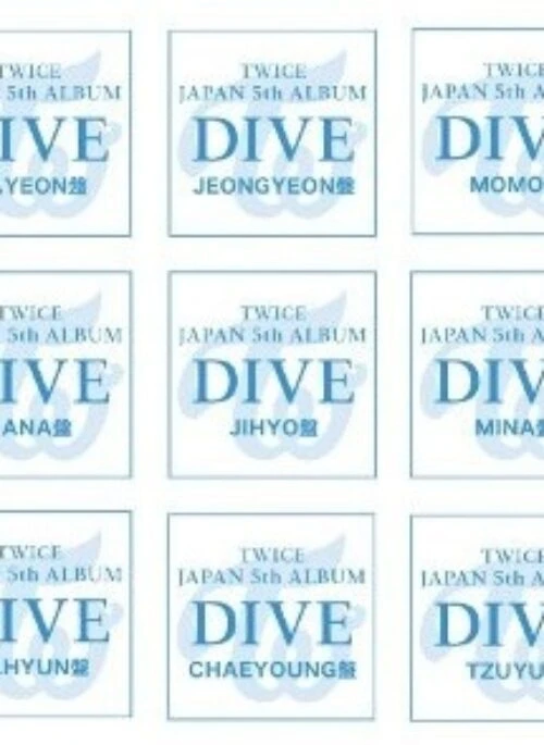 TWICE 5th Album – DIVE | Once Japan Limited, Random version