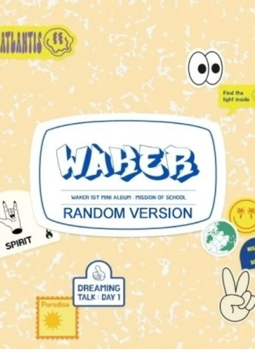 WAKER 1st Mini Album – MISSION OF SCHOOL | Random version