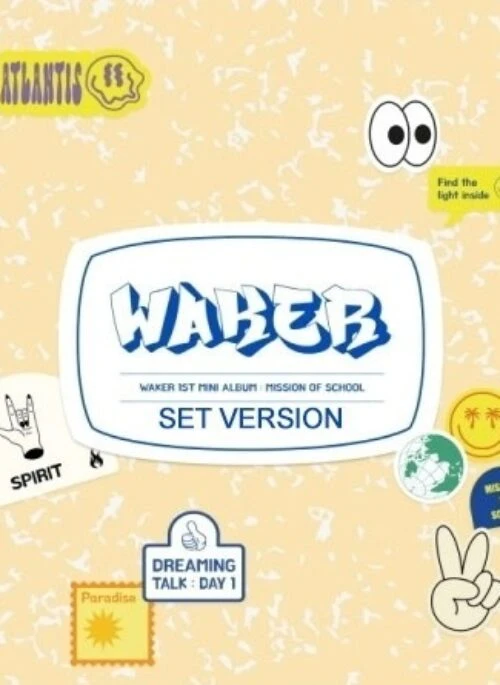 WAKER 1st Mini Album – MISSION OF SCHOOL | Set version