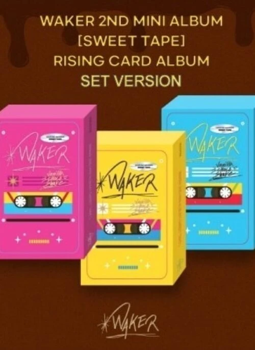 WAKER 2nd Mini Album – Sweet Tape | 3RISING Card Album, Set version