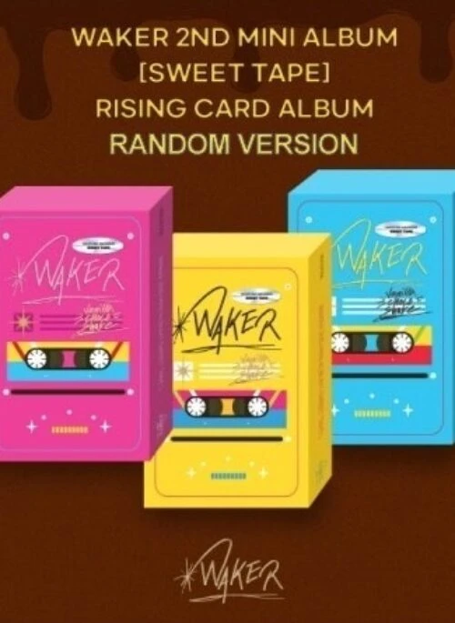 WAKER 2nd Mini Album – Sweet Tape | Rising Card Album, Random version