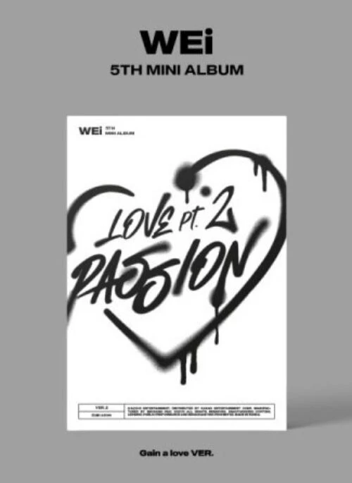 WEi 5th Mini Album – Love Pt.2 : Passion | Gain a love version