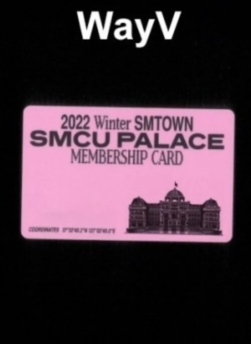 WayV – 2022 WINTER SMTOWN: SMCU PALACE | Smart Album, Membership Card version