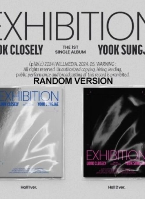 YOOK SUNG JAE 1st Single Album – EXHIBITION: Look Closely | Random version