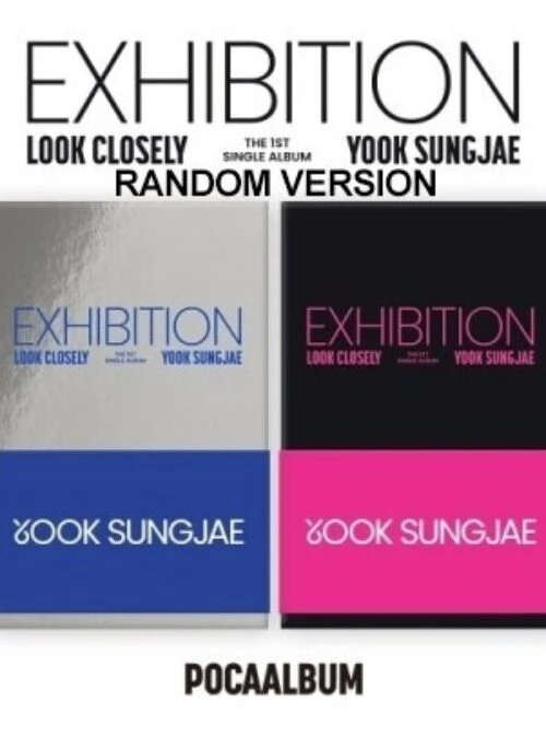 YOOK SUNG JAE 1st Single Album – EXHIBITION : Look Closely | POCA Album, Random version