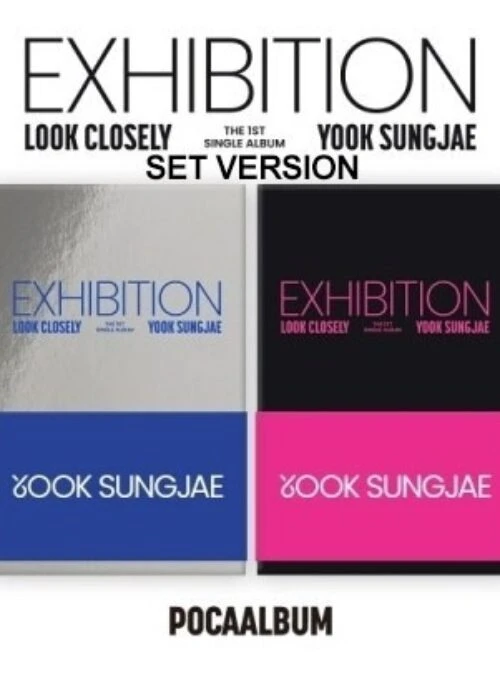 YOOK SUNG JAE 1st Single Album – EXHIBITION : Look Closely | POCA Album, Set version