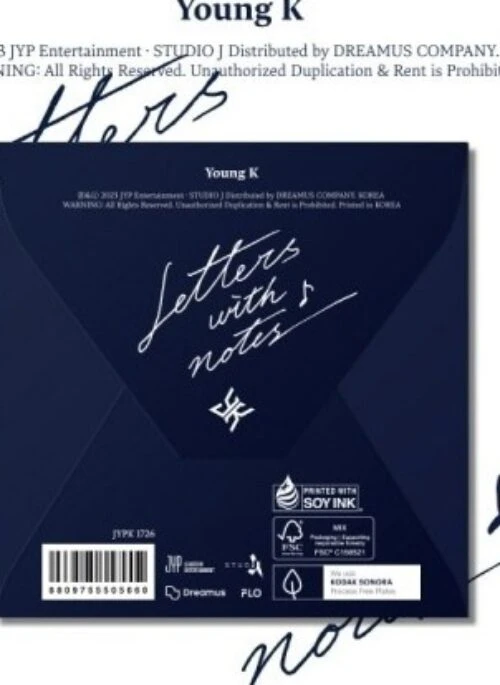 Young K (DAY6) Album – Letters with notes | Digipack