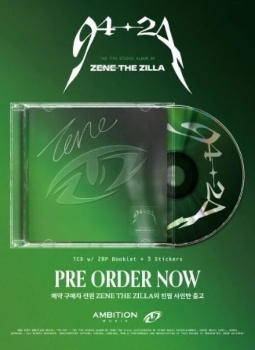 ZENE THE ZILLA 5th Full Album – 94-24