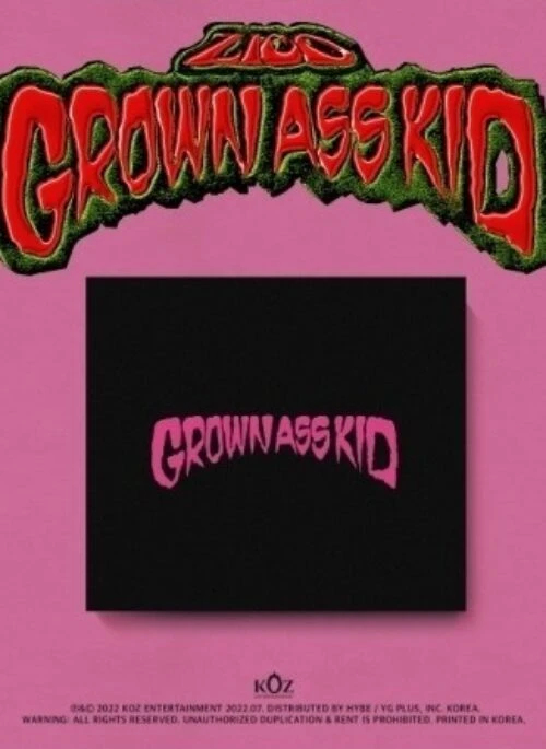 ZICO 4th Mini Album – Grown Ass Kid | Jewel Case