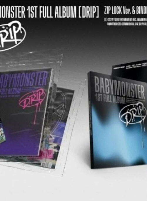 BABYMONSTER 1st Album – DRIP | Set, Binder / Zip Lock version