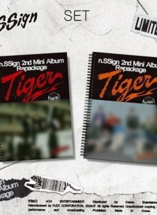 n.SSign 2nd Repackage Mini Album – Tiger | Set version