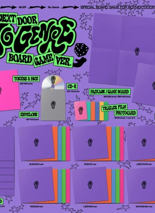 BOYNEXTDOOR 4th Mini Album – No Genre | Board Game, Set version