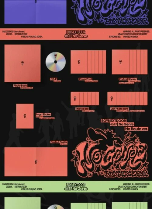 BOYNEXTDOOR 4th Mini Album – No Genre | Set version