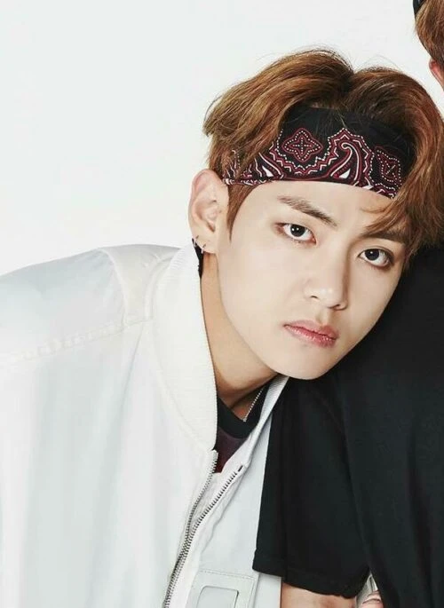 Black And Red Vintage Design Scarf | Taehyung – BTS