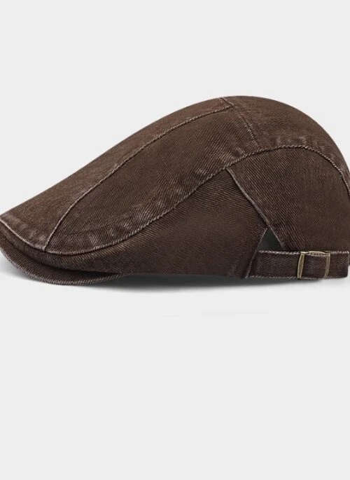 Brown Denim Painter Beret Hat | Ryujin – ITZY