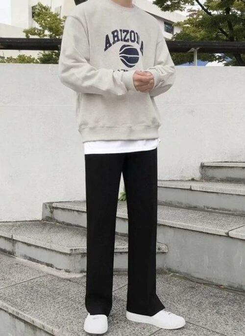 Casual Cotton Pullover Sweatshirt
