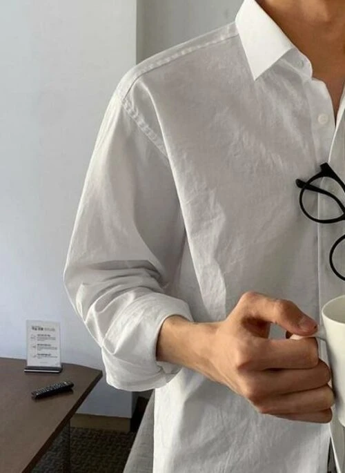 Casual Loose Fit Workwear Shirt