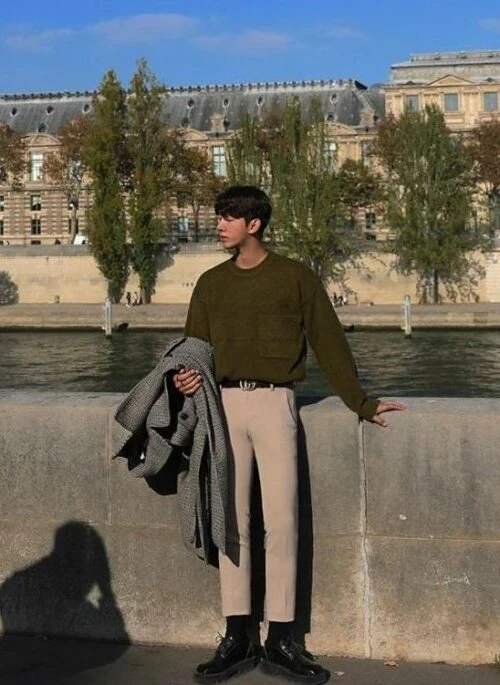 Classic Tapered Casual Trousers