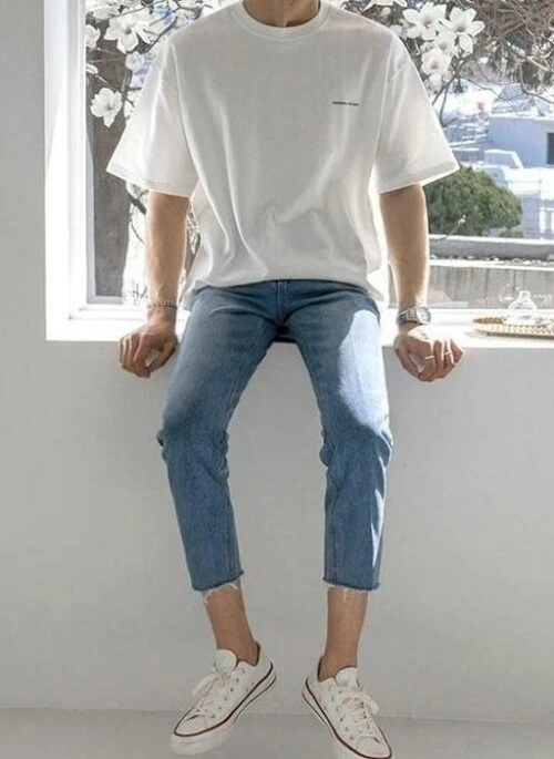Cotton Short Sleeve Casual T-Shirt