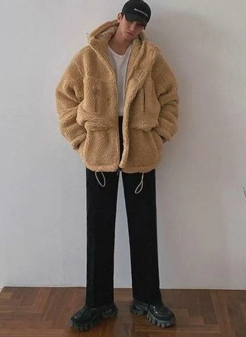 Cozy Fleece Jacket Trendy Warm Outerwear