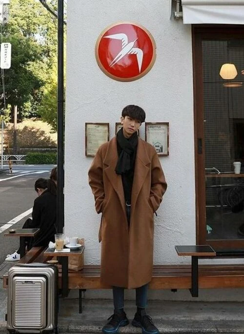 Cozy Korean Style Wool Overcoat