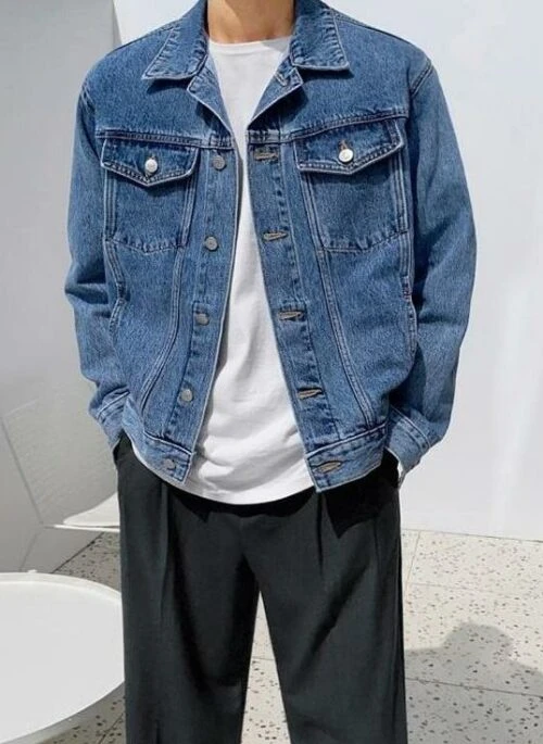 Denim Jacket Workwear Fashion Style