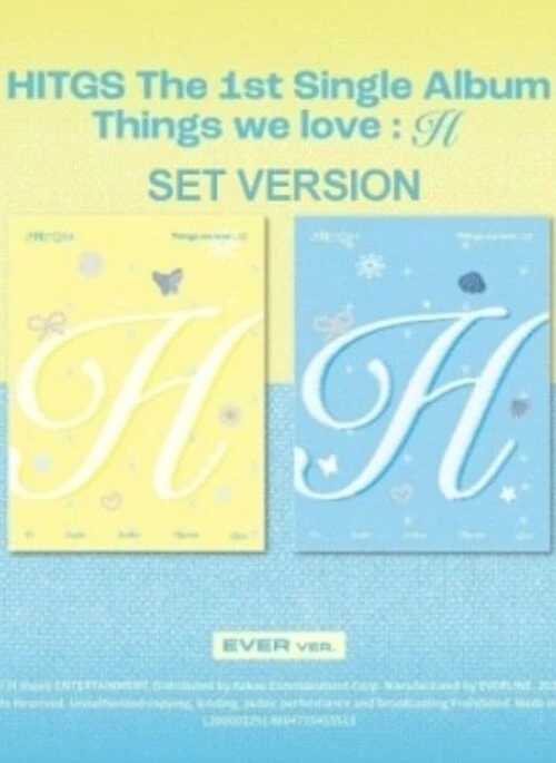 HITGS 1st Single Album – Things we love : H | EVER, Set version