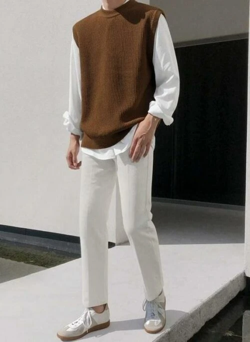 Knit Pullover Vest Sweater