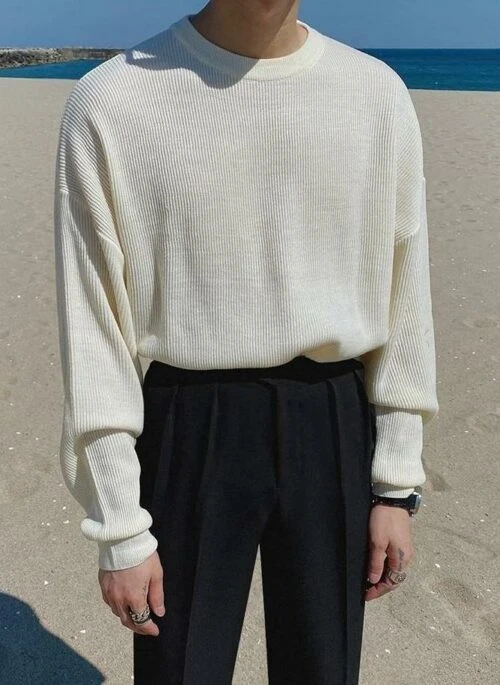 Knitted Casual Sweatshirt