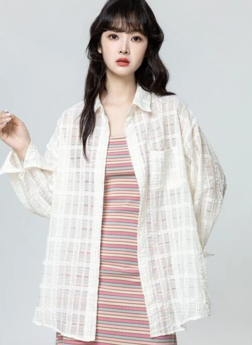 Lightweight Summer Sunscreen Shirt With Long Sleeves
