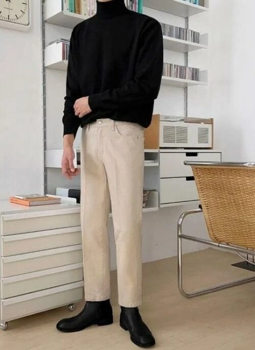 Relaxed Fit Stretch Trousers