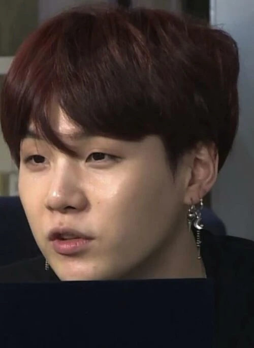 Silver Crescent & Spike Hoop Earrings | Suga – BTS