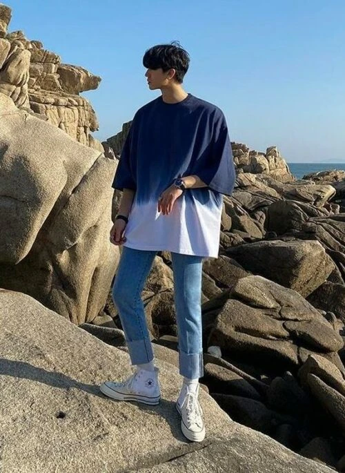 Slim Fit Casual Denim Pants
