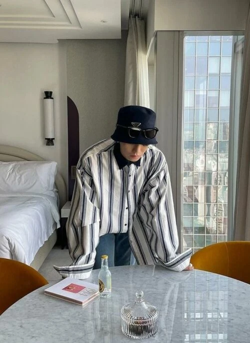 Striped Casual Long Sleeve Shirt