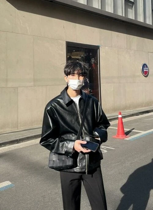 Stylish Biker Leather Jacket