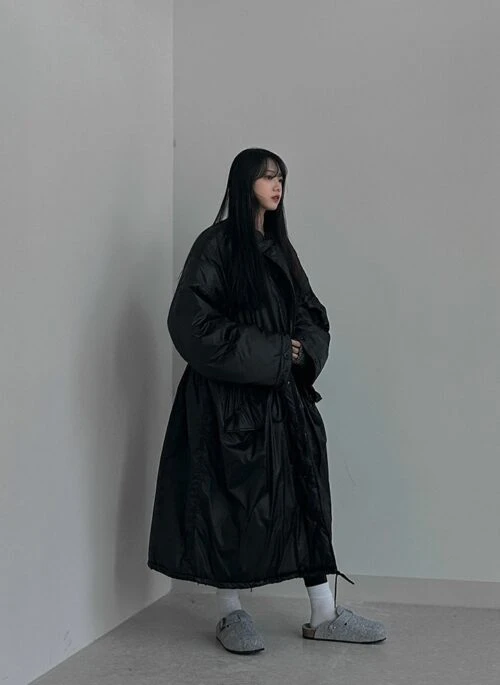Stylish Midlength Warm Thick Cotton Jacket