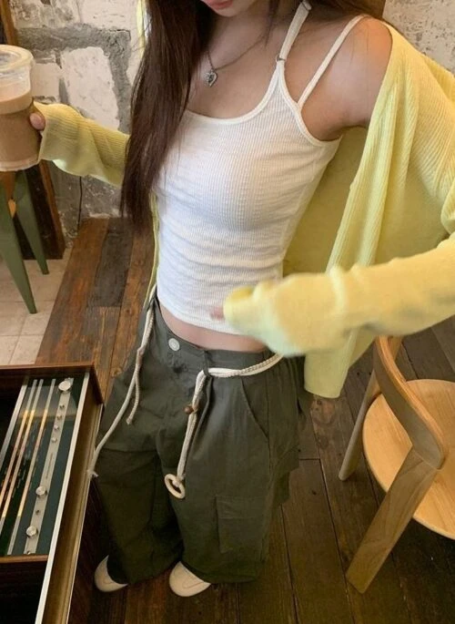 Summer Halter Neck Sleeveless Crop Top