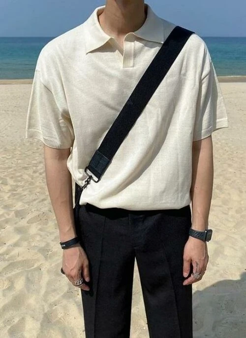 Summer Knit Short Sleeve Sweater