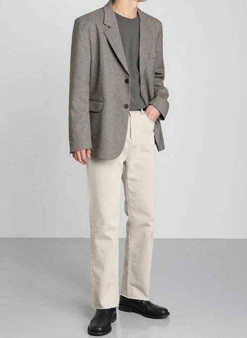 Trendy Casual Plaid Blazer Jacket